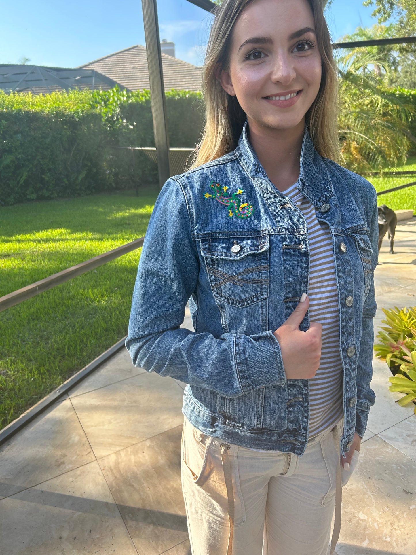 Cute Lizard jacket