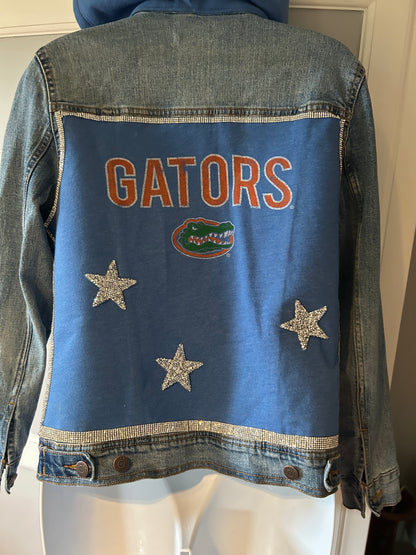 Florida Gators Hooded Denim Jacket