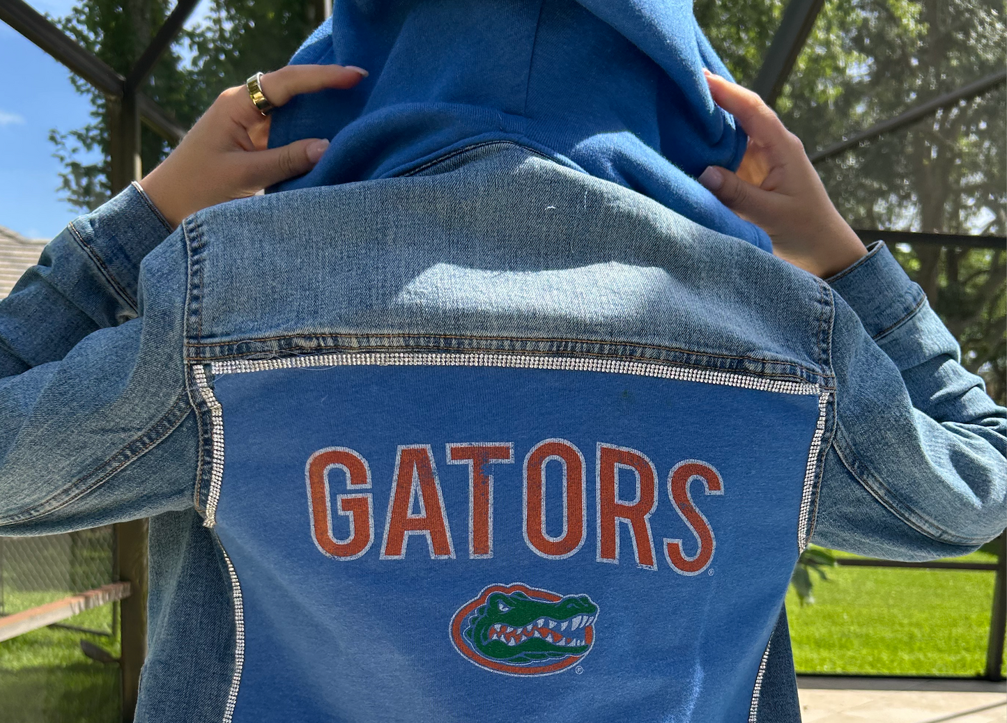 Florida Gators Hooded Denim Jacket