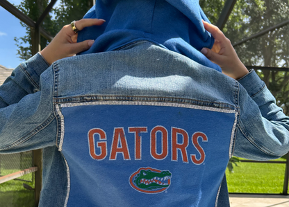 Florida Gators Hooded Denim Jacket