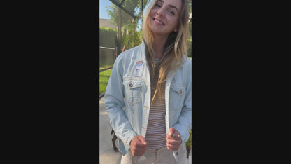 Up-cycled32 - Paris Inspired jacket L